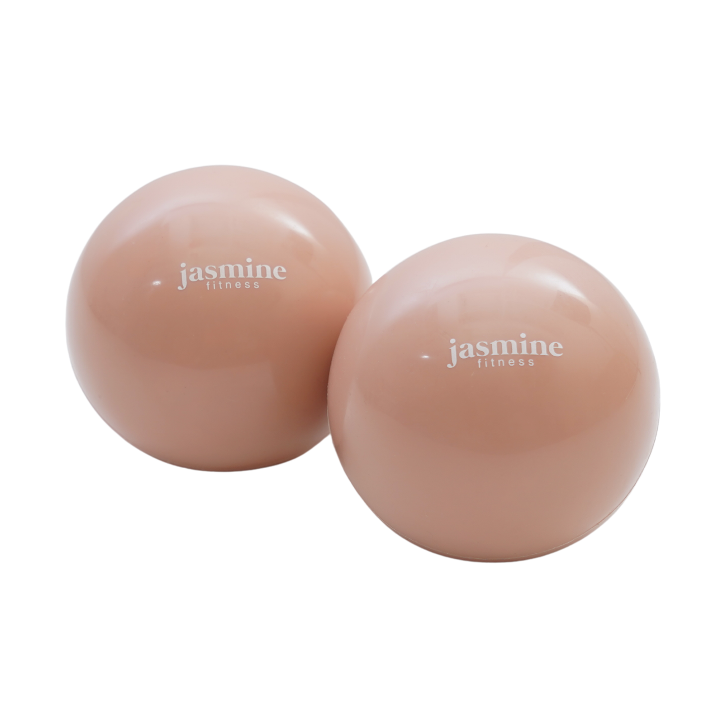 Jasmine Fitness - Pilates Weighted Balls - Clay 2lbs (PAIR)