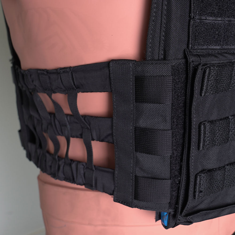 XM FITNESS Tactical Weighted Vest - 14lbs - BLACK – The Treadmill