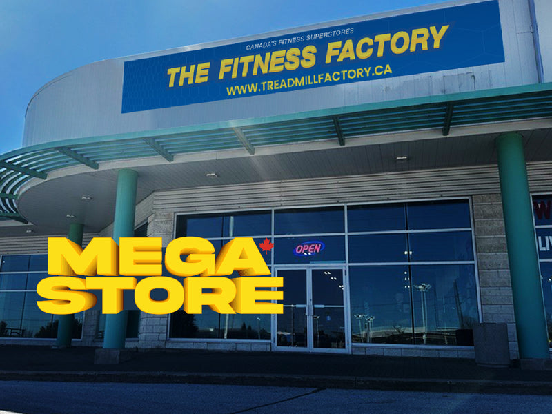 Treadmill Factory Barrie location offering complete selection of cardio and strength equipment for central Ontario.