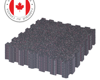 Gorilla 2 x 2 8mm Interlocking Rubber Tile - Canada - PACK OF 12