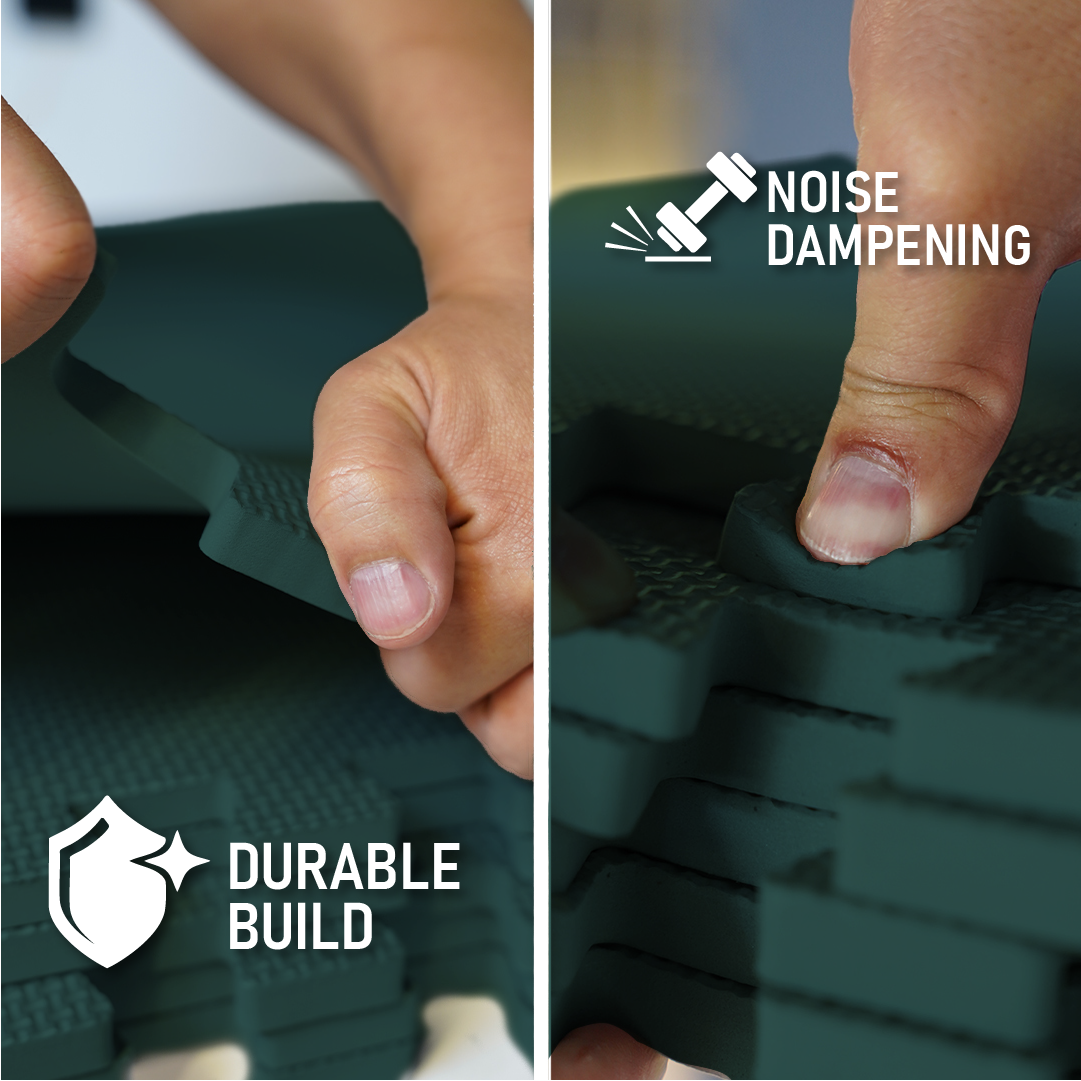 Element Foam Flooring 24" x 24" x 1/2" - Evergreen (6 Pack)