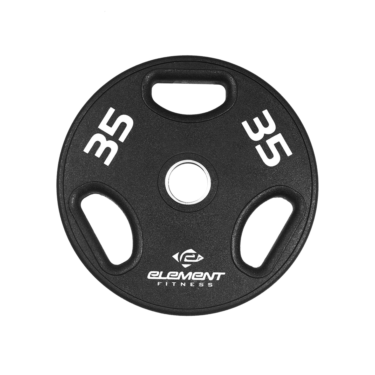 Element Fitness - 300lb Virgin Rubber Olympic Pro Plate Set with Bar Kit