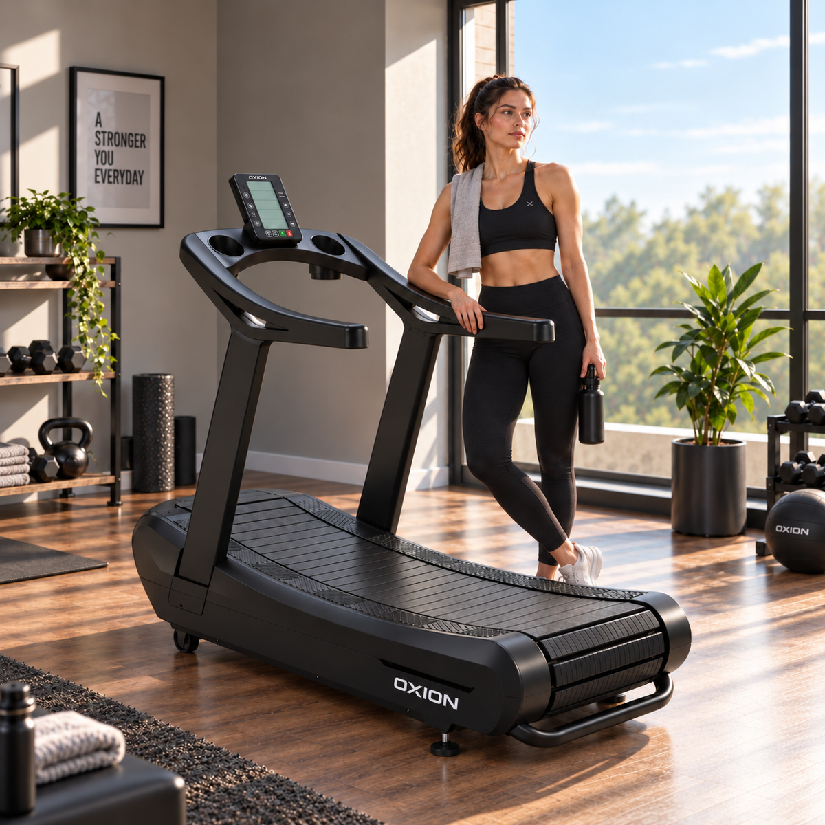 Element Oxion - Apex Curved Manual Treadmill