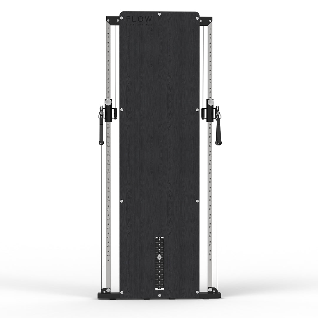 Flow 8 Black Wood - Wall Mounted Functional Trainer