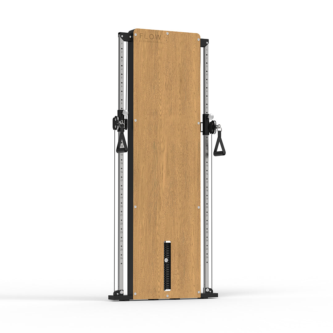Flow 8 Light Oak - Wall Mounted Functional Trainer