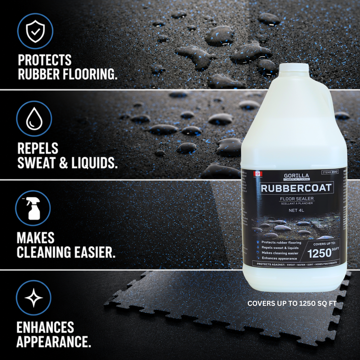 Gorilla Rubbercoat Rubber Floor Sealer - 4L