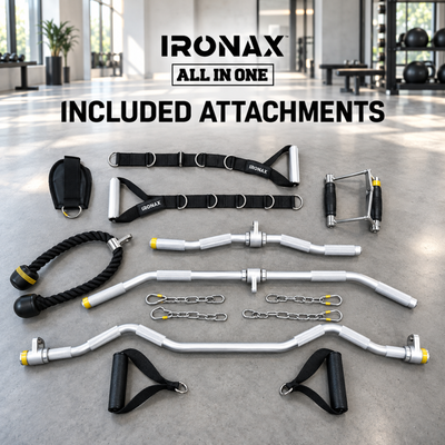 IRONAX - Appareil de musculation tout-en-un