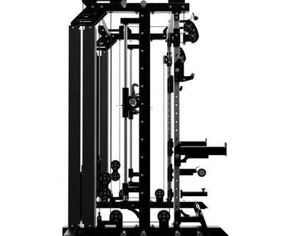 IRONAX - All-In-One with Bench & Olympic Plate Combo