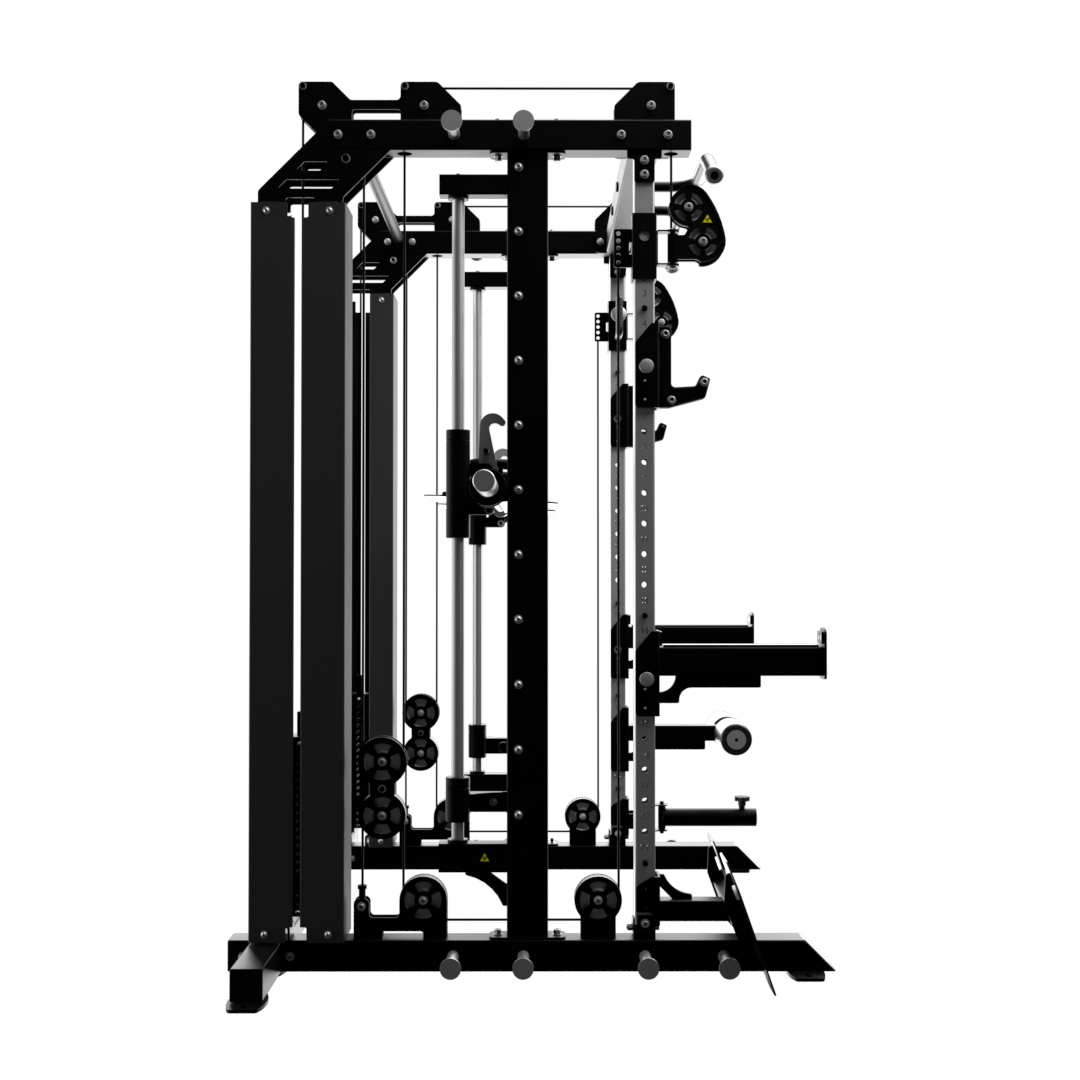 IRONAX - All-In-One with Bench & Olympic Plate Combo