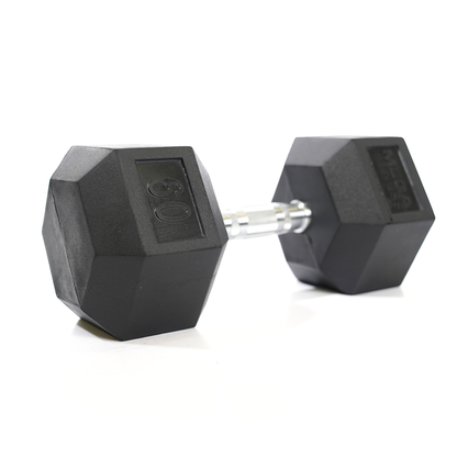 Mega Fitness - Rubber Hex Dumbbell 60lbs