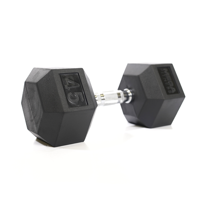 Mega Fitness - Rubber Hex Dumbbell 45lbs