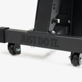 Nike Adjustable Bench seat adjustment mechanism featuring secure locking system for stable workout positioning.