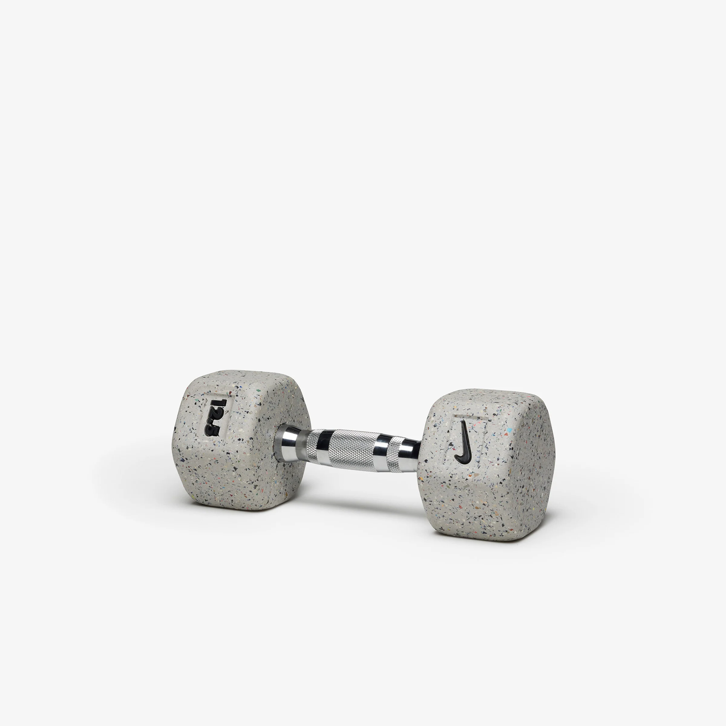 Nike Wolf Grey Dumbbell 2.5-22.5lbs Set with Rack
