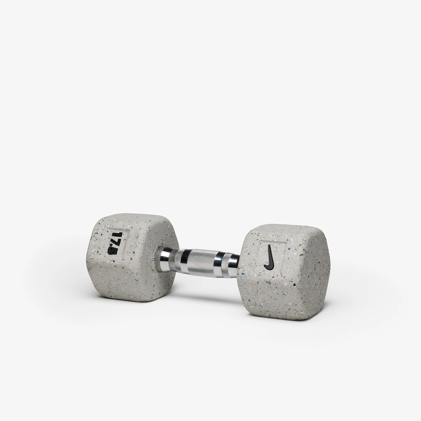 Nike Wolf Grey Dumbbell 2.5-22.5lbs Set with Rack