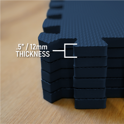 Element Foam Flooring 24" x 24" x 1/2" - Navy (6 Pack)