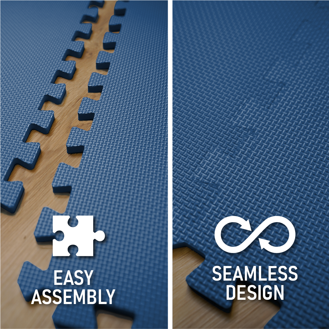 Element Foam Flooring 24" x 24" x 1/2" - Navy (6 Pack)