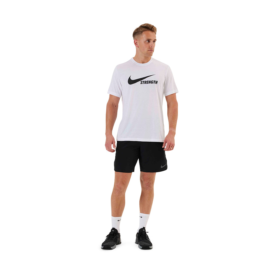 Nike Strength Dri-Fit Tee - White
