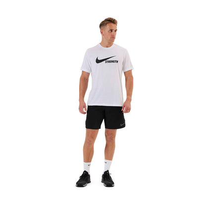 Nike Strength Dri-Fit Tee - White