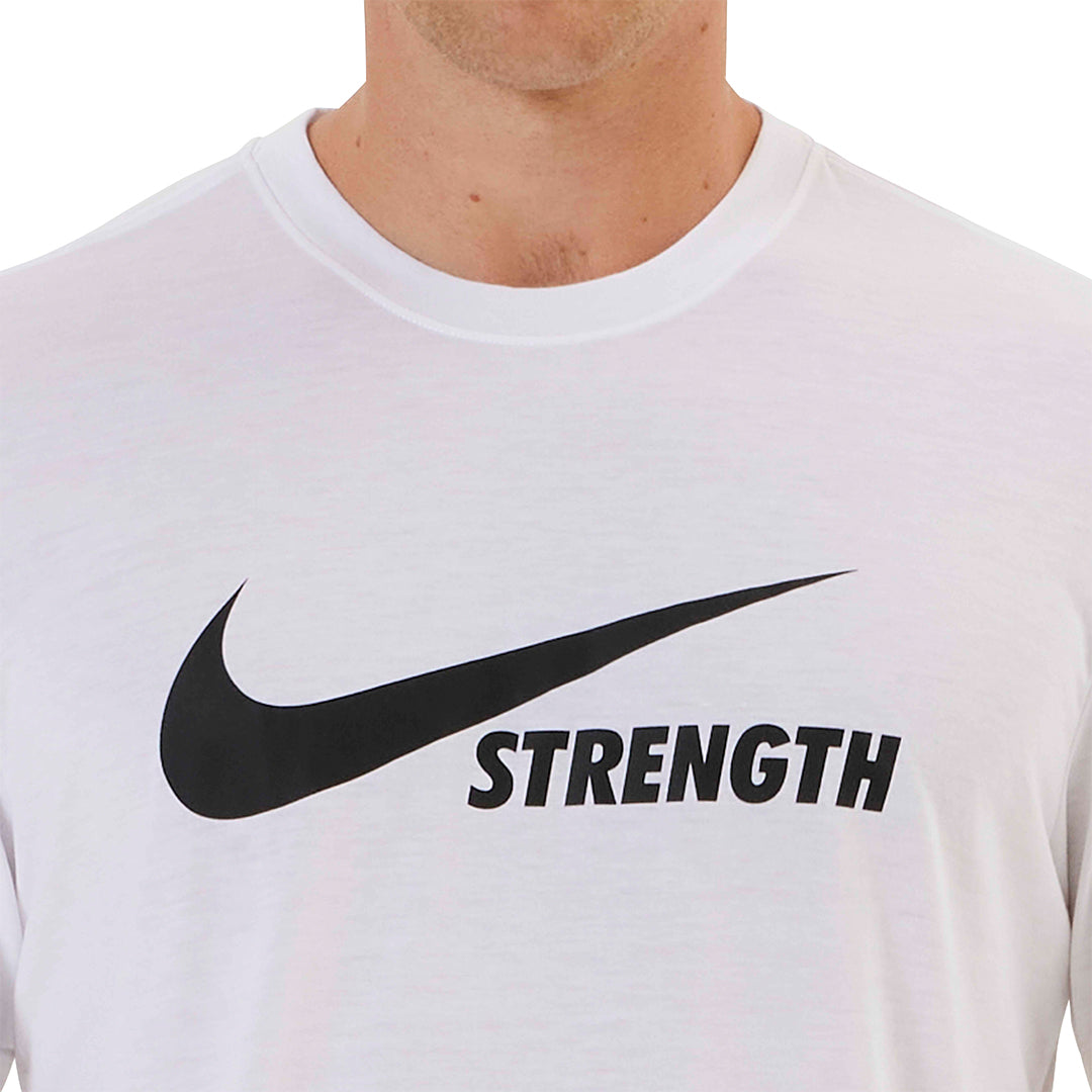 Nike Strength Dri-Fit Tee - White