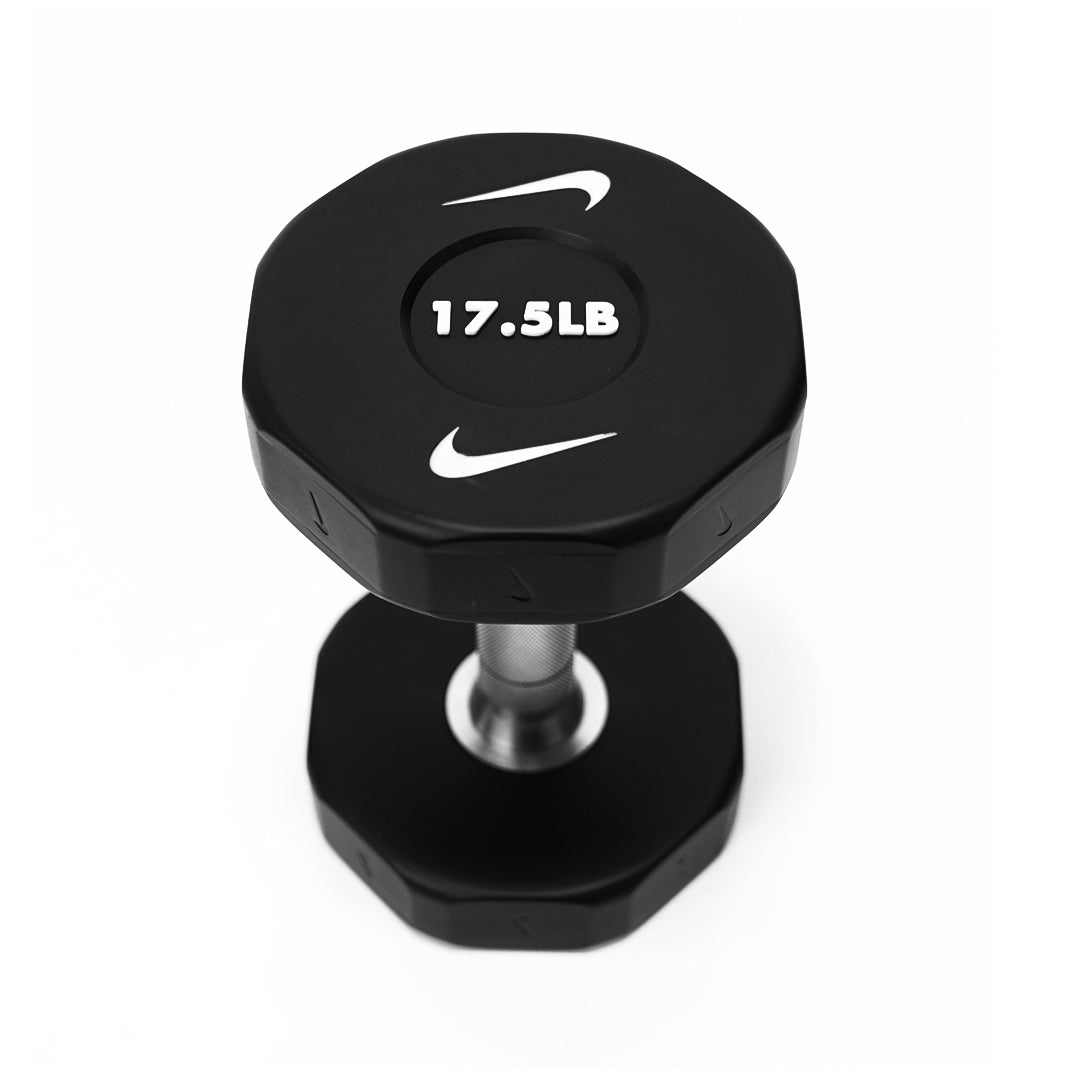 Ensemble d'haltères professionnels en uréthane Nike Strength par incréments de 7,5 à 27,5 LB