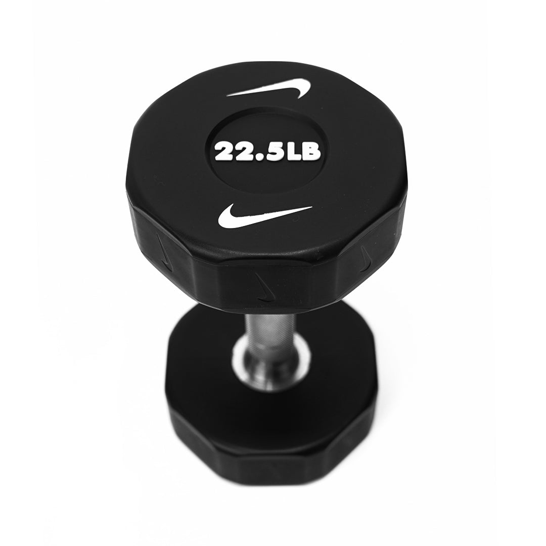 Ensemble d'haltères professionnels en uréthane Nike Strength par incréments de 7,5 à 27,5 LB