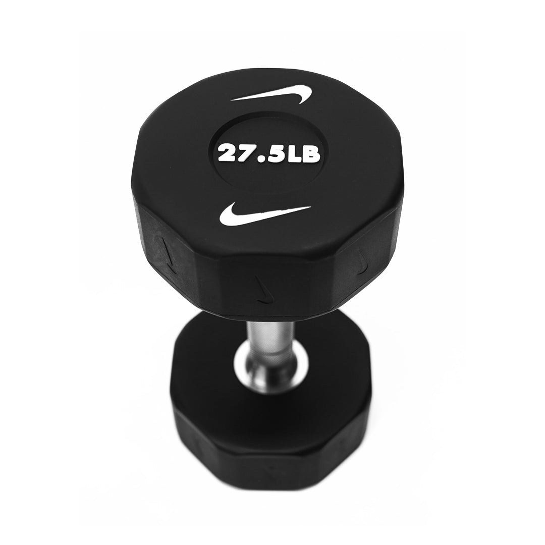 Ensemble d'haltères professionnels en uréthane Nike Strength par incréments de 7,5 à 27,5 LB