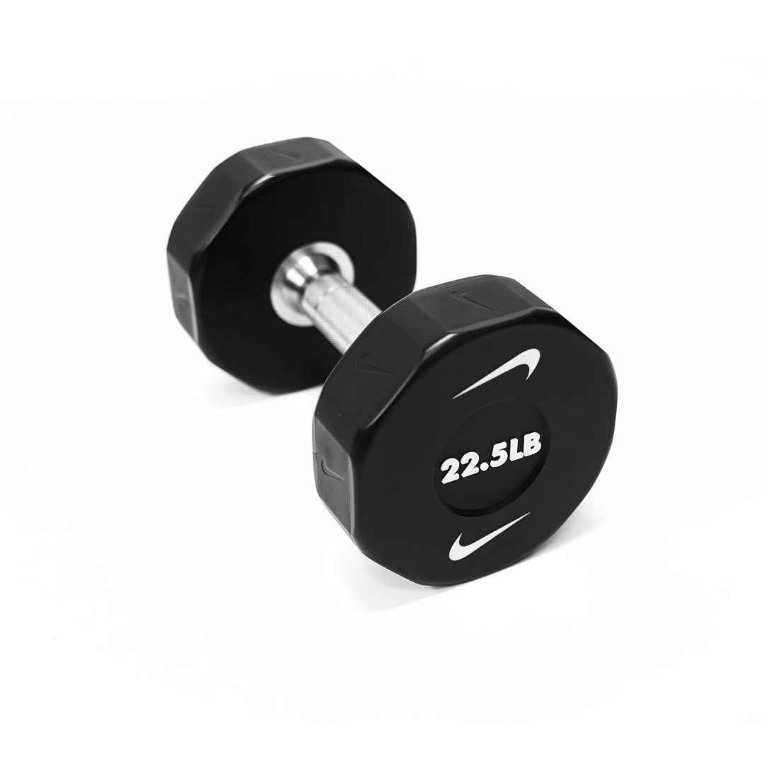 Ensemble d'haltères professionnels en uréthane Nike Strength par incréments de 7,5 à 27,5 LB