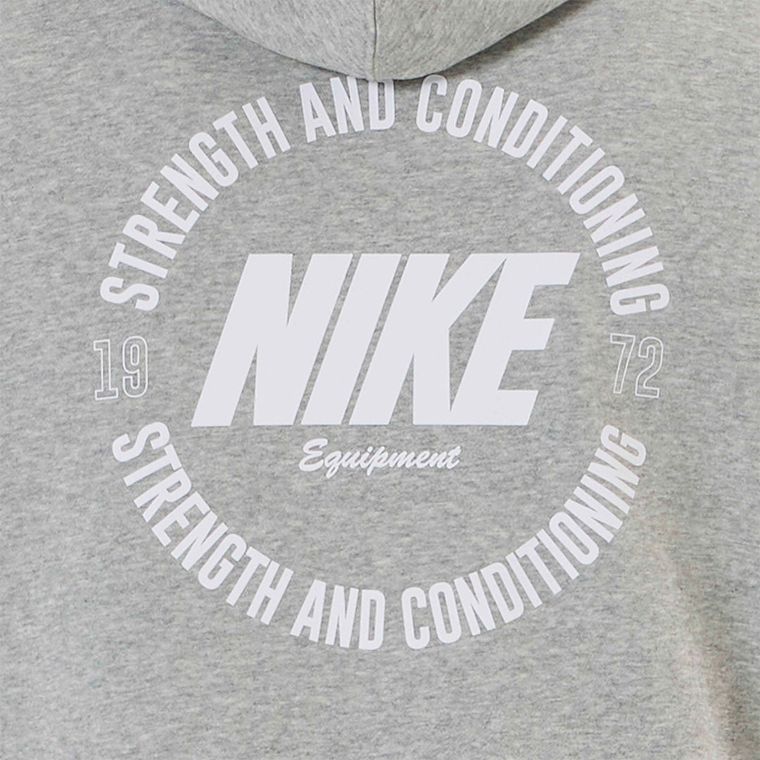 Hoodie Nike S&C unisexe - Gris/Blanc
