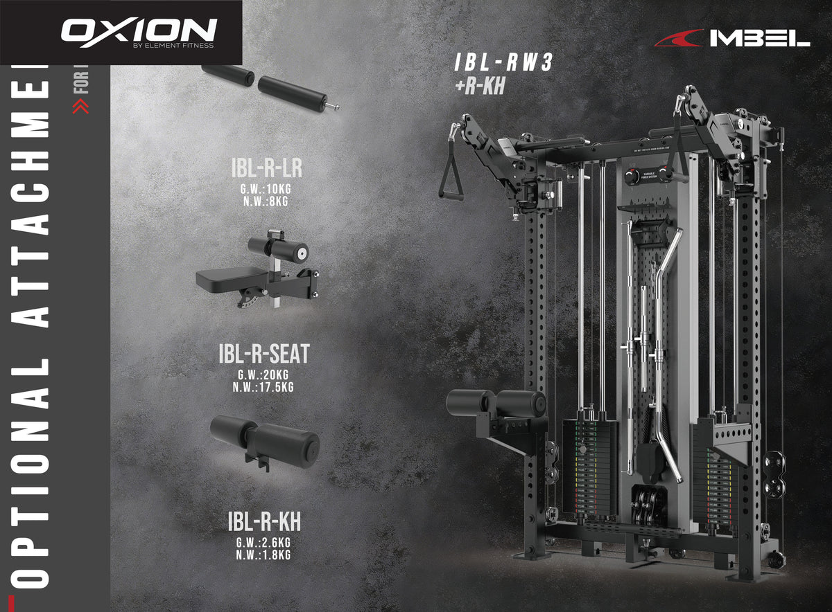 Element Oxion - 3 Pro Wall Mounted Functional Trainer Rack