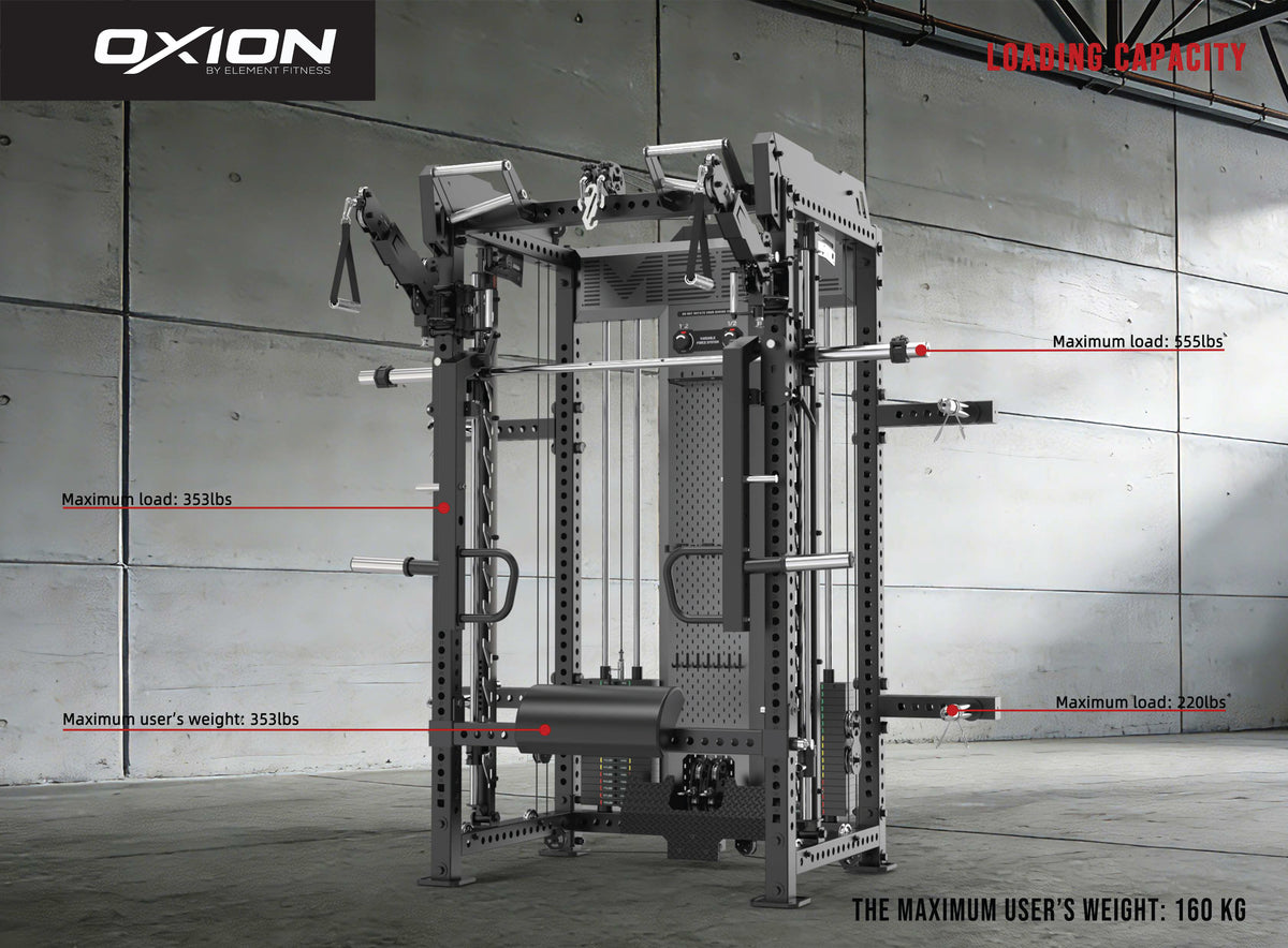 Element Oxion - 7 Pro All in One Functional Trainer Rack