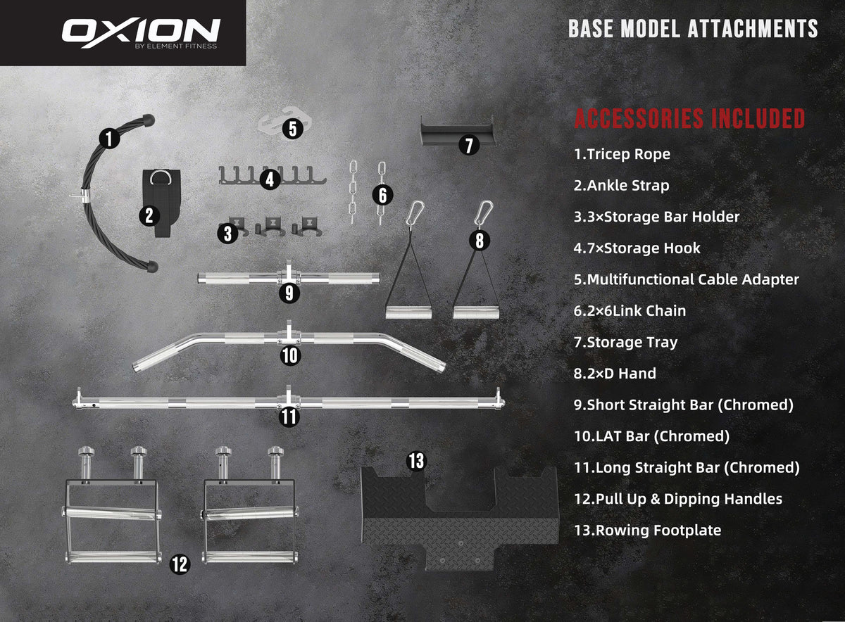 Element Oxion - 7 Pro All in One Functional Trainer Rack