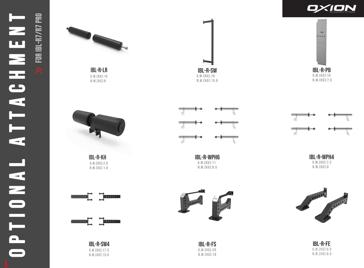 Element Oxion - 7 Pro All in One Functional Trainer Rack