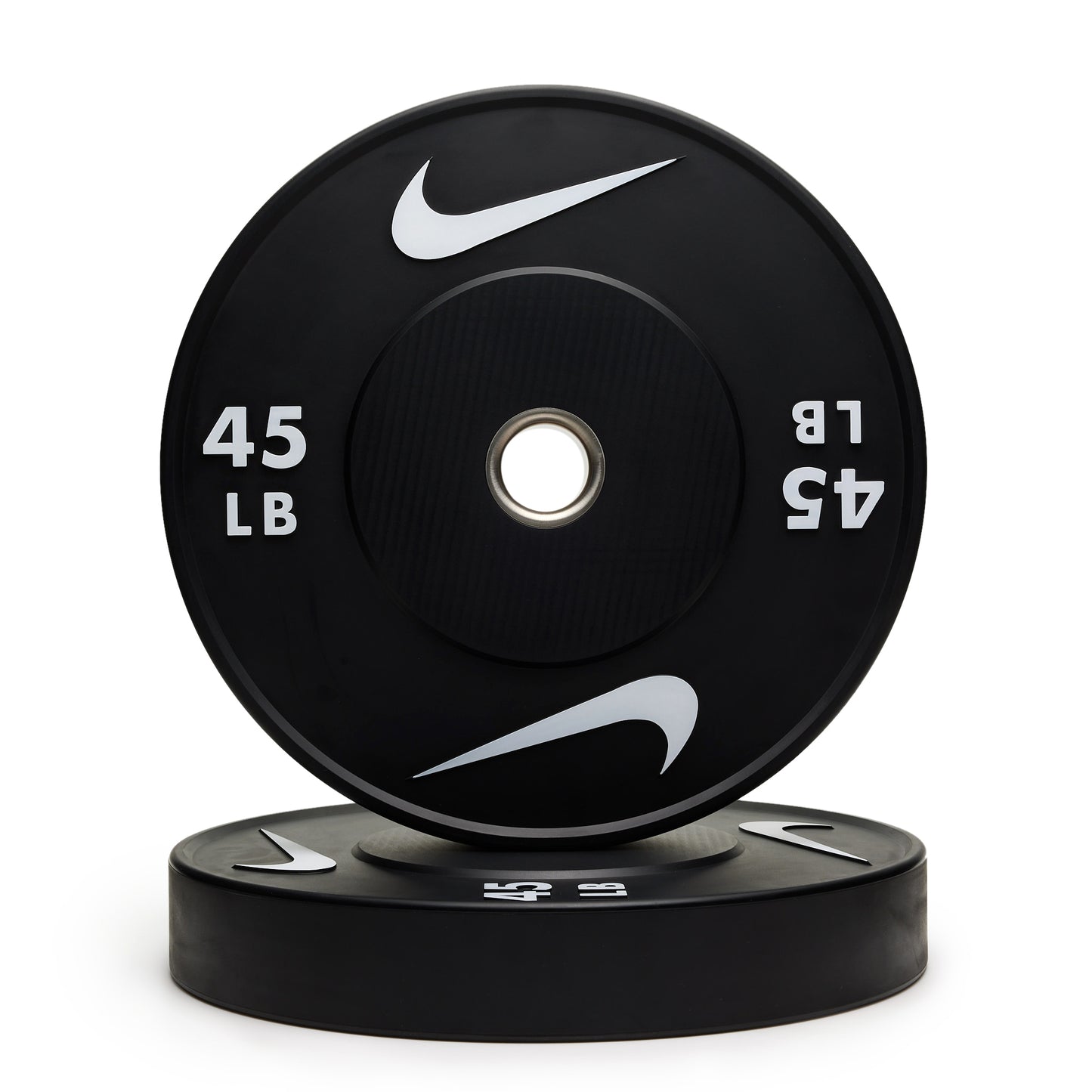 Nike Rubber Bumper Plates - Black/White