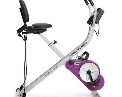 ProForm - X-Bike Duo Upright/Recumbent Exercise Bike Purple (PFEX72018P)