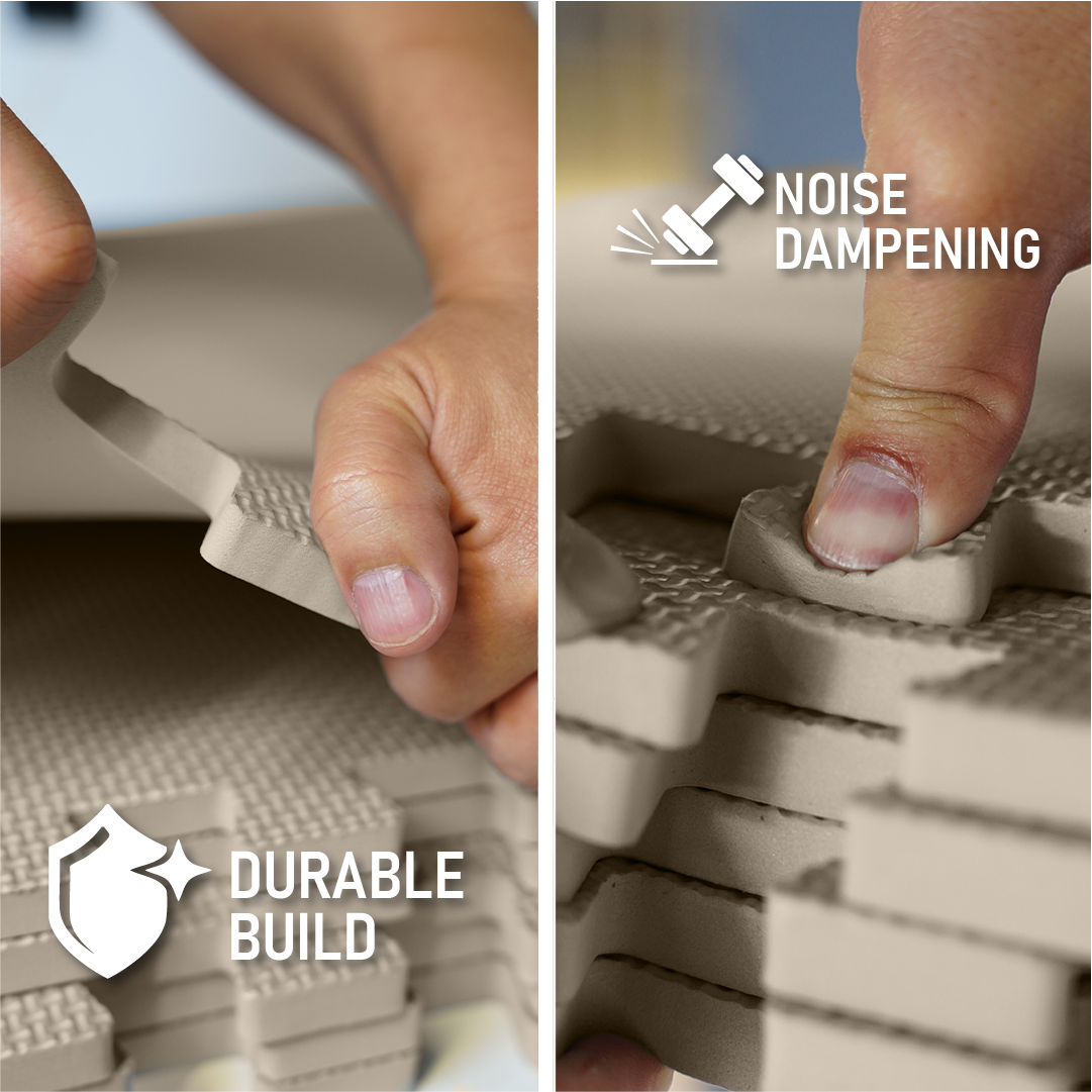 Element Foam Flooring 24" x 24" x 1/2" - Sandstone (6 Pack)