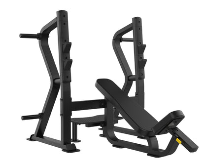 Element Fitness - BLACK IRON - Incline Olympic Bench Press 7029