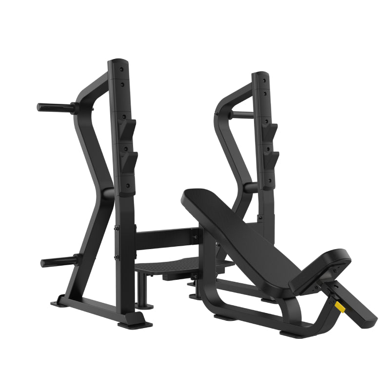 Element Fitness - BLACK IRON - Incline Olympic Bench Press 7029