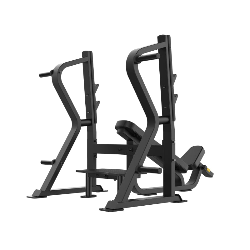 Element Fitness - BLACK IRON - Incline Olympic Bench Press 7029