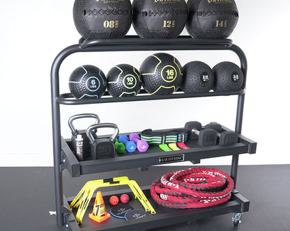 XM Heavy Duty Fitness Equipment Storage Cart