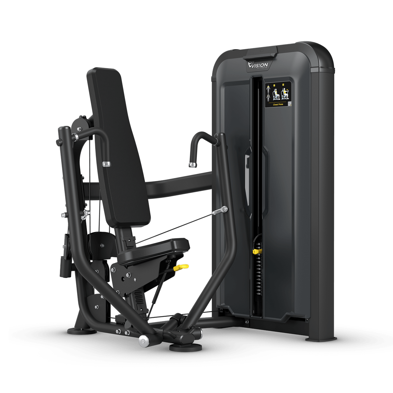 Vision Fitness - Keystone SL13 Chest Press Convergent avec Compteur de Répétitions et Poids Incrémentiel