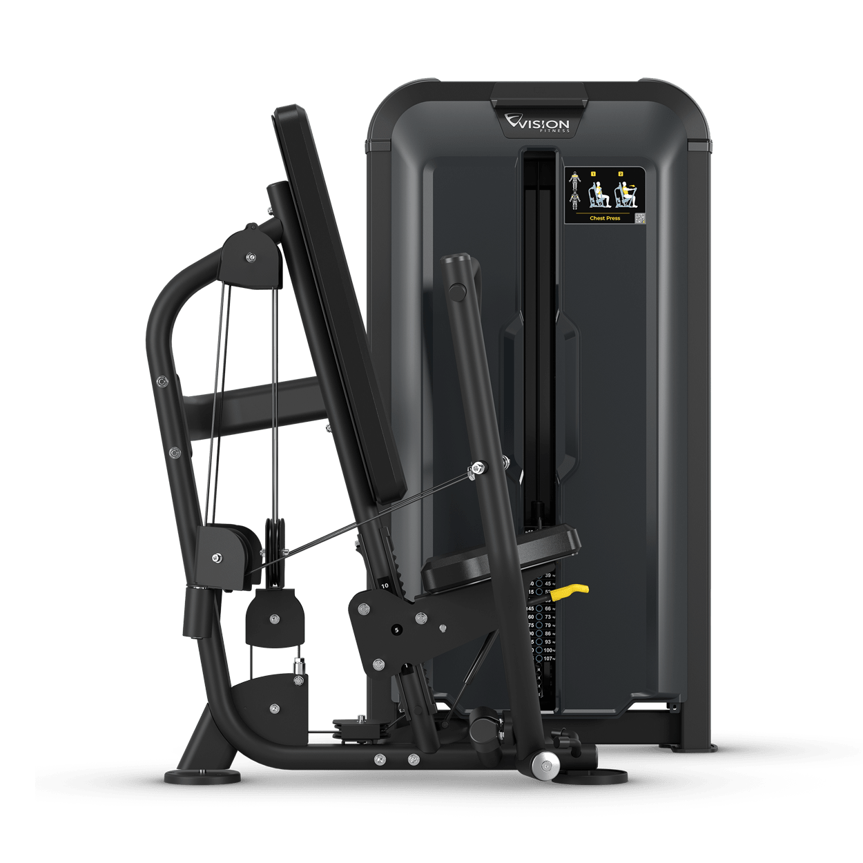 Vision Fitness - Keystone SL13 Chest Press Convergent avec Compteur de Répétitions et Poids Incrémentiel