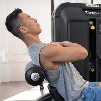 Vision Fitness - Keystone SL52 Back Extension with Rep Counter and Increment Weight