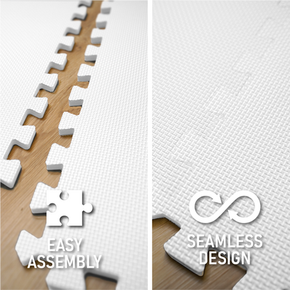 Element Foam Flooring 24" x 24" x 1/2" - White (6 Pack)