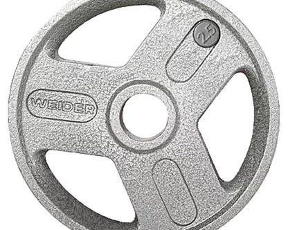 Weider - 2.5LB Hammertone Olympic Weight Plate - Gray