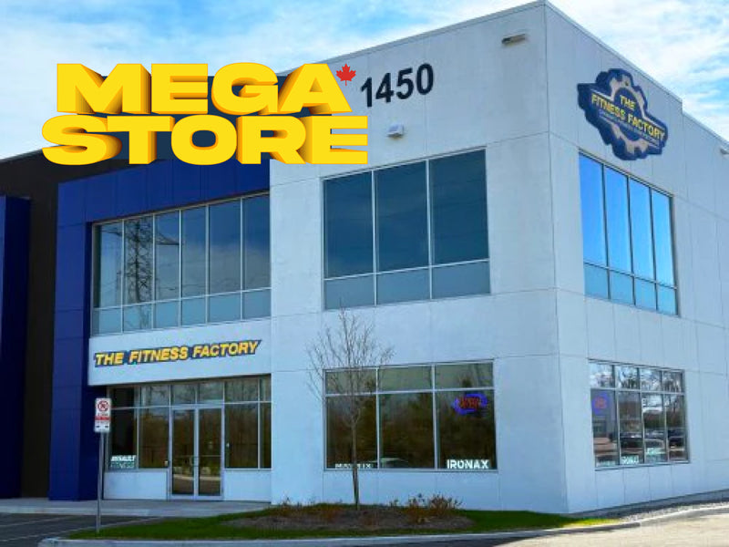 Treadmill Factory Whitby location storefront offering gym equipment and fitness solutions in Ontario.