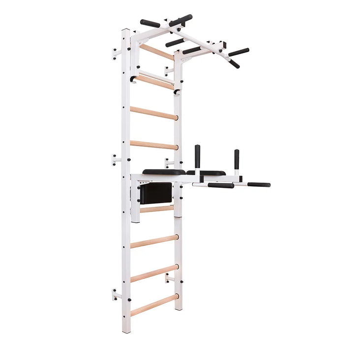 BenchK S7 Blanc - 732W avec barre de traction en acier PB3W + barre à dips