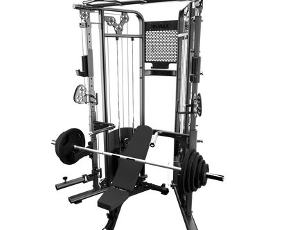 Ironax - XFT Functional Trainer/Half Rack Strength Combo