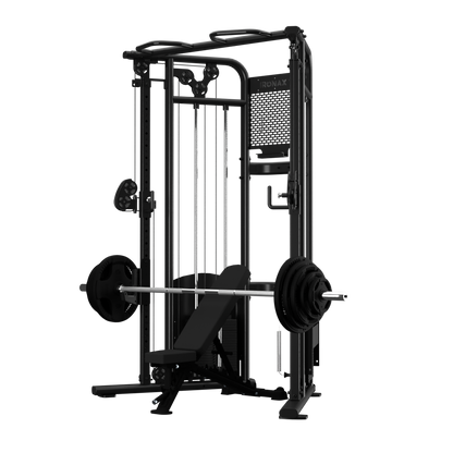 Ironax - XFT Functional Trainer/Half Rack Strength Combo