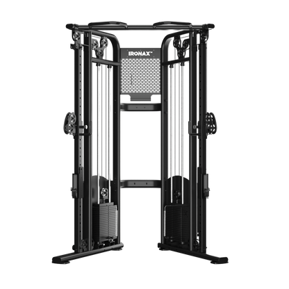 Ironax - XFT Functional Trainer/Half Rack Strength Combo