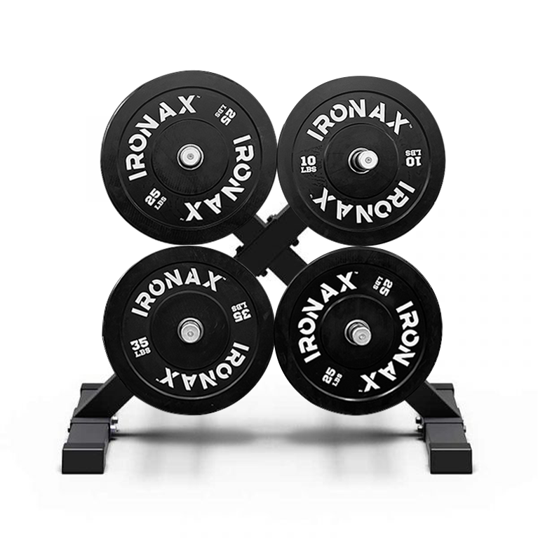 Mirafit olympic weight plate wall storage rack sale